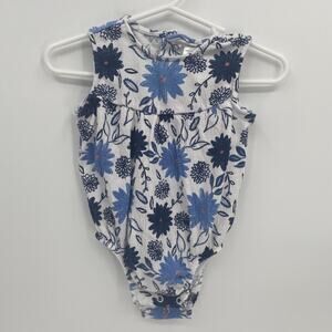 just one you by Carter's Floral Bodysuit Bubble Gauzy 6M